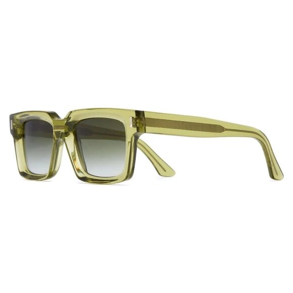 New CUTLER AND GROSS Green Square 1386 11 Sunglasses Women - Picture 1 of 3